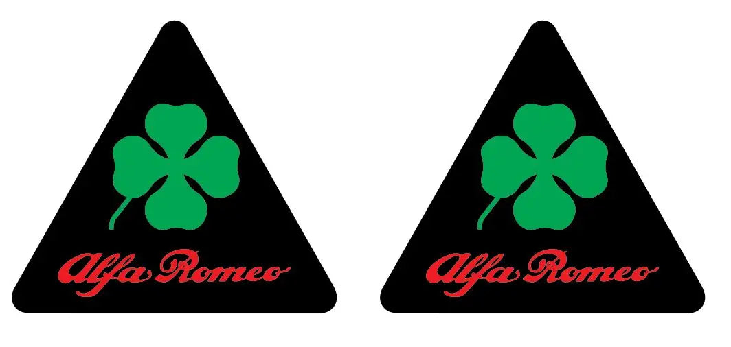 Adesivo resinato 3D alfaromeo quadrifoglio 1/5/10 cm