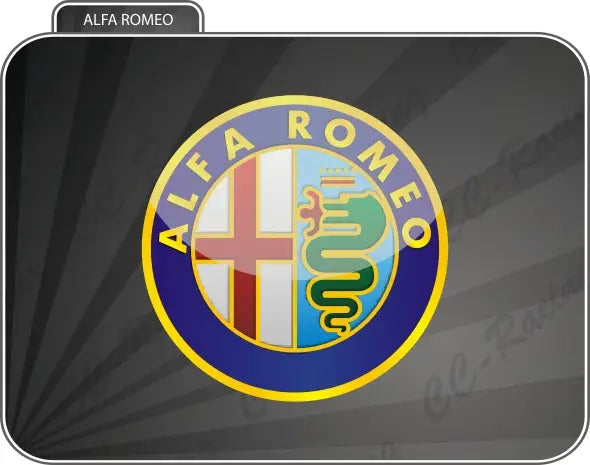 1 Adesivo Resinato Sticker 3D Logo alfaromeo rotondo 2/6/10 cm