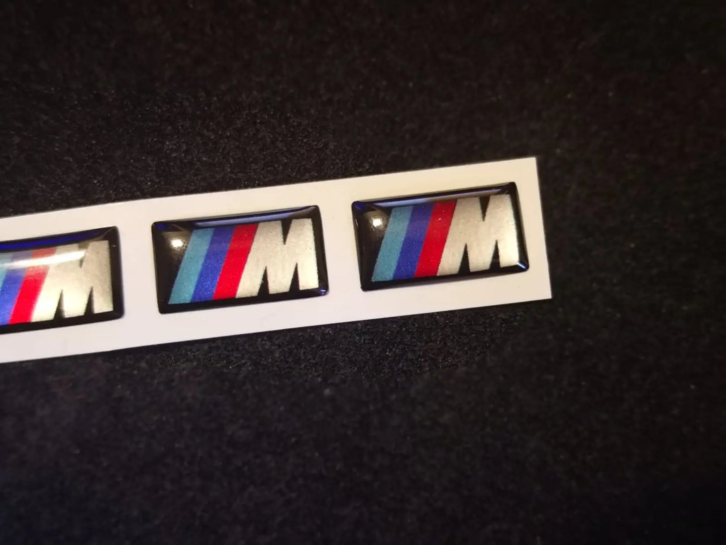 1 Adesivo Resinato 3D Logo M sport 1*2 cm