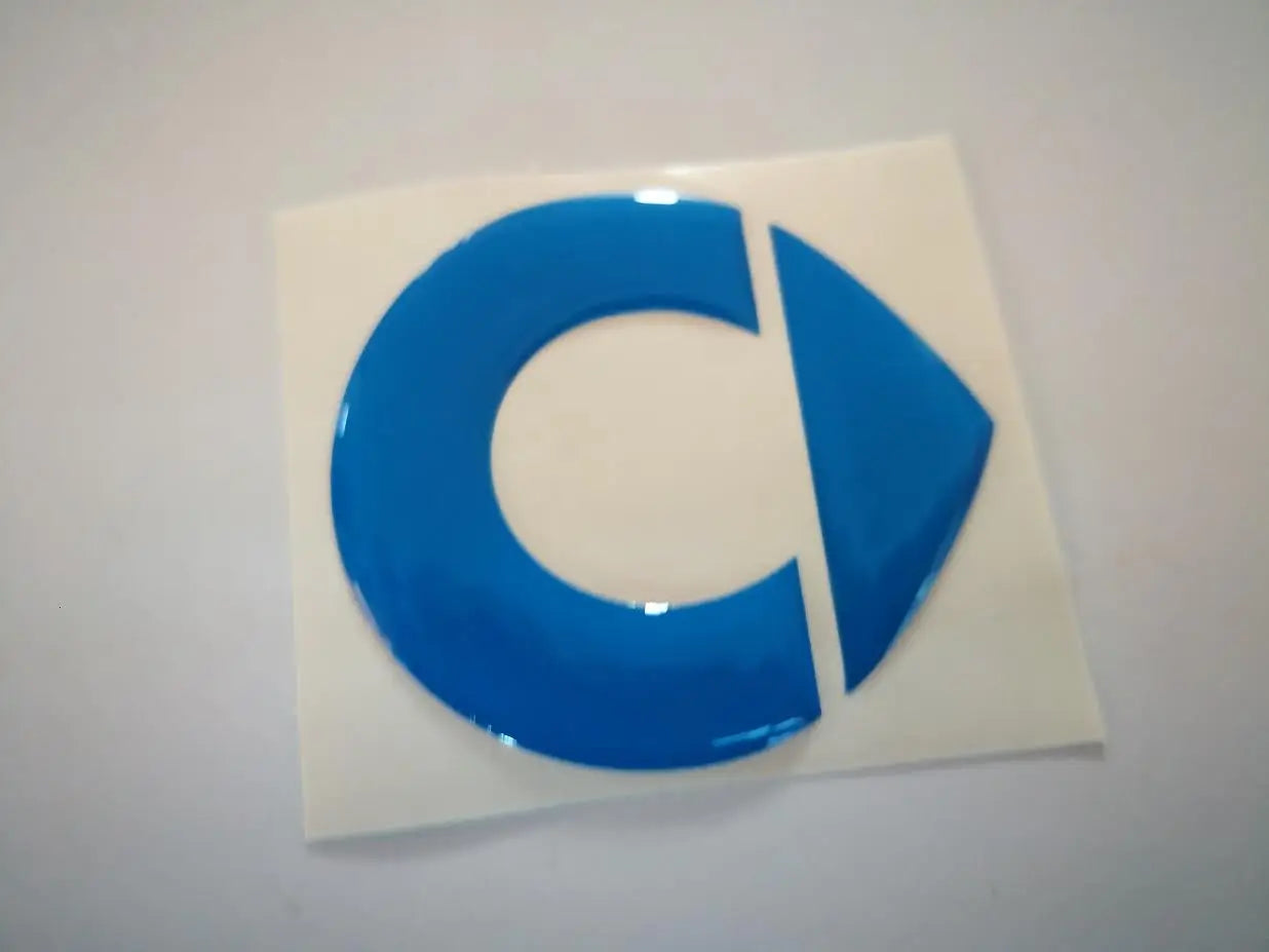 Adesivo RESINATO STIKERS 3D Logo per Smart Cofano 4/6 CM