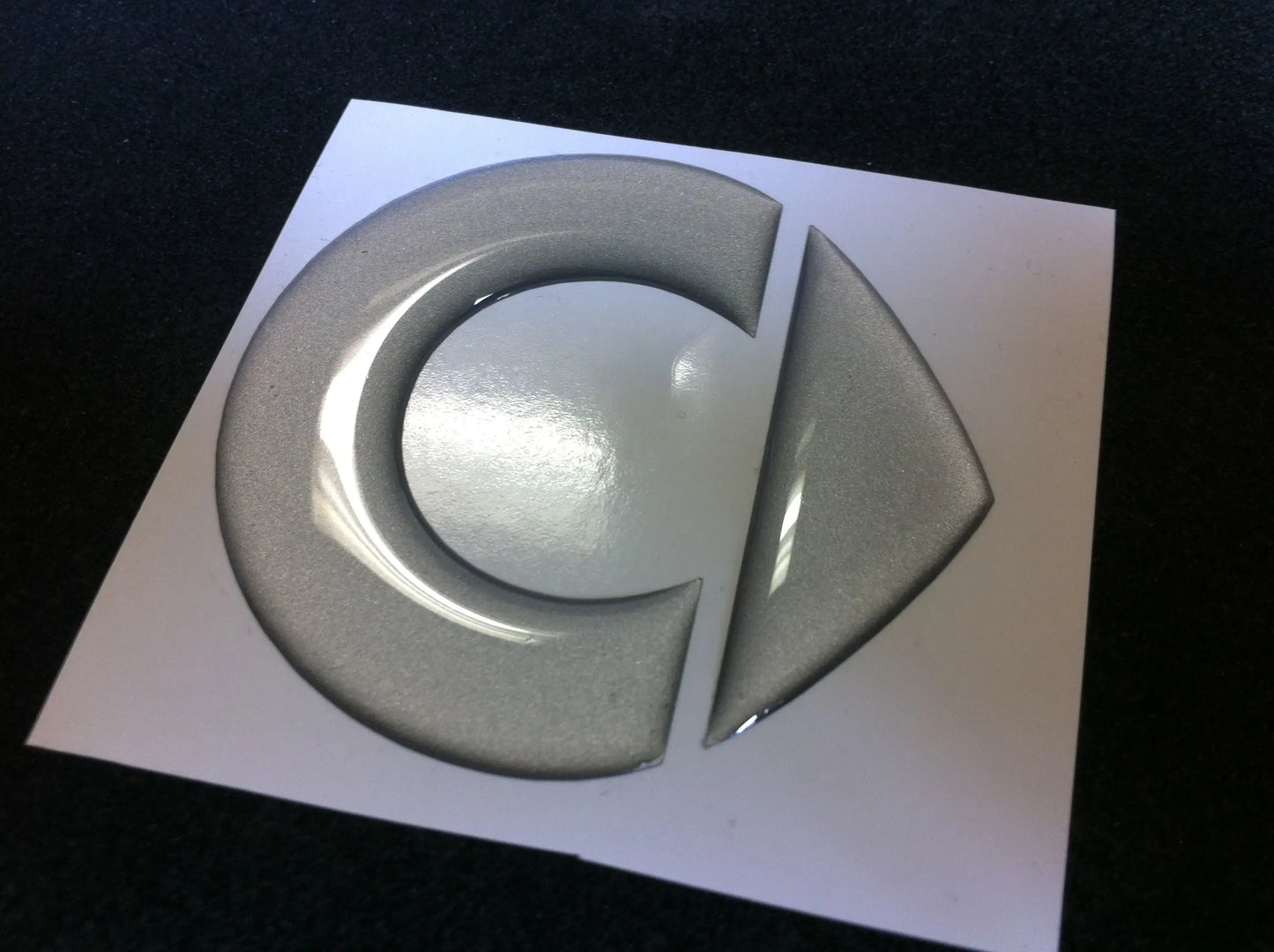 Adesivo RESINATO STIKERS 3D Logo per Smart Cofano 4/6 CM